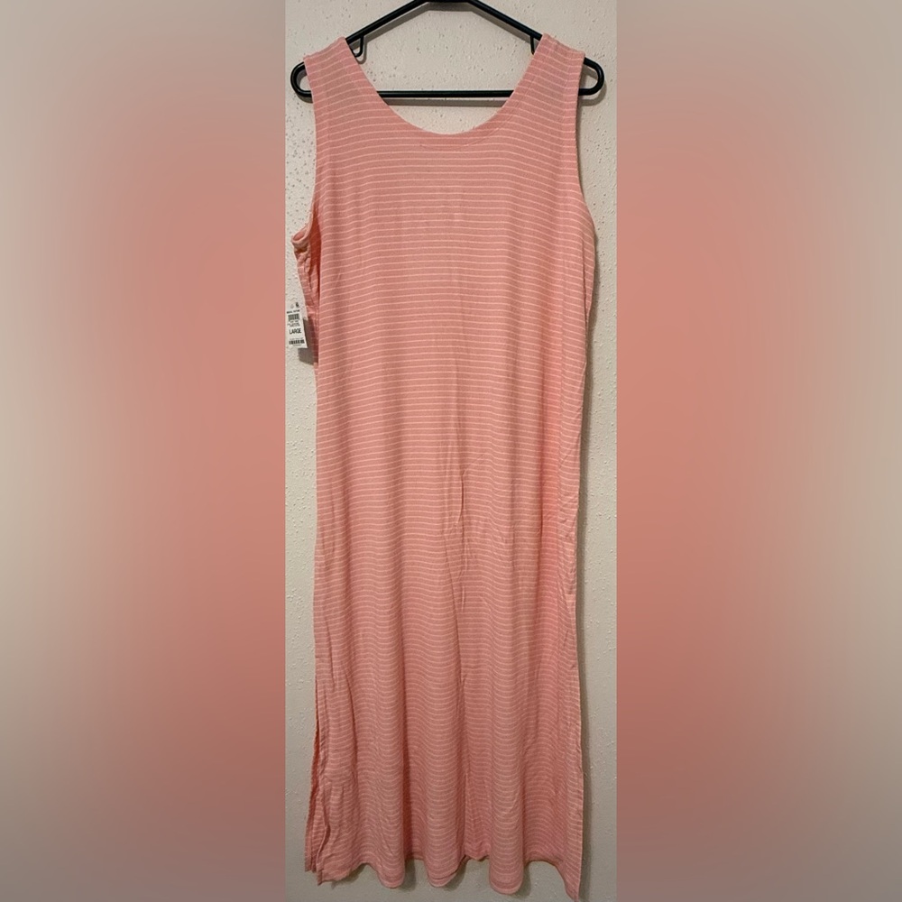 NWT State of the Day Striped Tank Nightgown, Size - Large - Picture 3 of 4